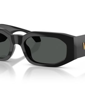 Versace VE 4489U GB187 55 Geometrik Siyah Kemik Kadın Güneş Gözlüğü
