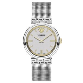 Versace VRSCVETCA0424 Metalik Gri Kadın Kol Saati