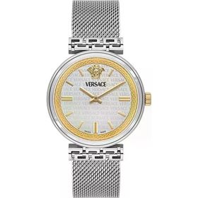 Versace VRSCVETCA0424 Metalik Gri Kadın Kol Saati