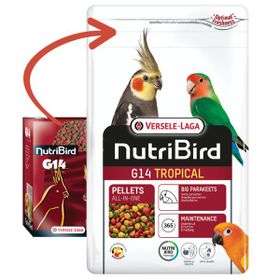 Versele Laga 1 kg Nutribird G14 Tropical Paraket Pelet Yemi