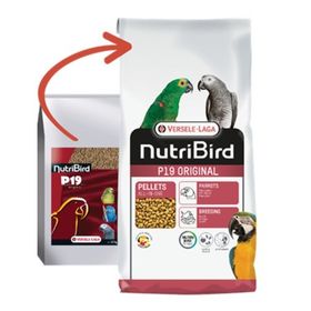 Versele Laga Nutribird P19 Origınal 10 kg Papağan Pelet Yem