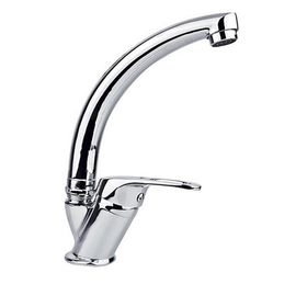 Versu Armature Cemre Serisi Kuğu Gümüş Banyo Lavabo Bataryası