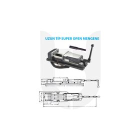 Vertex VJ-500 132x245 mm Uzun Tip Süper Open Mengene
