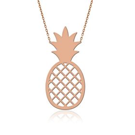Vertigo Takı Rose Sade Ananas 925 Ayar Gümüş Kolye