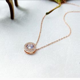 Vertigo Takı Tek Taş 925 Ayar Gümüş Kolye