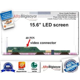 Vestel 156Z-I5241-D50-B7 15.6 Laptop LED 40 Pin Uyumlu Lcd Ekran Panel