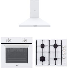 Vestel AF 4661 YB - AO 6004 YB DG - AD 60030 B Beyaz 3'lü Ankastre Set