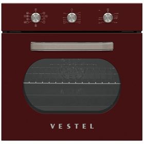 Vestel AF-6682 Retro Bordo 69 lt Ankastre Fırın