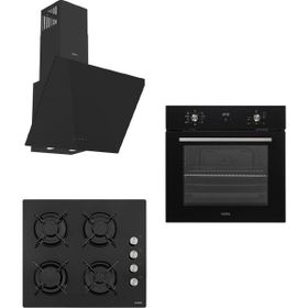 Vestel AF 7684 YS - AO-6104 YS - AD 63340 S Siyah 3'lü Ankastre Set