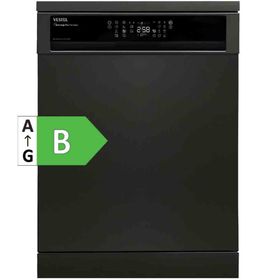 Vestel BM 10502 KX GI Siyah 10 Programlı Bulaşık Makinesi