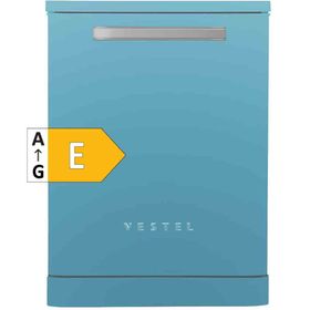 Vestel BM 5001 Mavi Retro 5 Programlı Bulaşık Makinesi