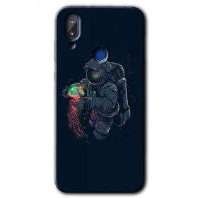 Vestel E5 Astronot Kıyafeti Baskılı Uyumlu Silikon Kılıf