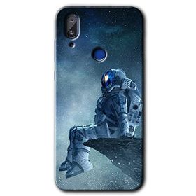 Vestel E5 Astronot Yalnızlığı Baskılı Uyumlu Silikon Kılıf