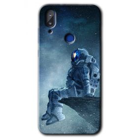 Vestel E5 Astronot Yalnızlığı Baskılı Uyumlu Silikon Kılıf