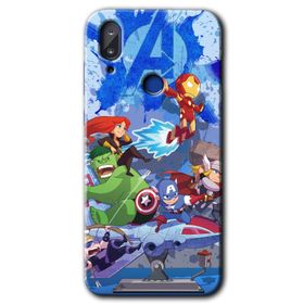 Vestel E5 Avengers Cartoon Baskılı Uyumlu Silikon Kılıf