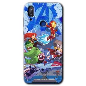 Vestel E5 Avengers Cartoon Baskılı Uyumlu Silikon Kılıf