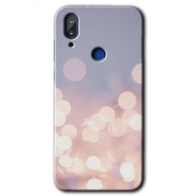 Vestel E5 Blur Lights Baskılı Uyumlu Silikon Kılıf