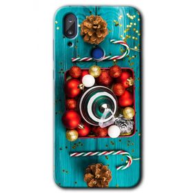 Vestel E5 Christmas Baskılı Uyumlu Silikon Kılıf