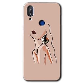 Vestel E5 Çizim Silüet Baskılı Uyumlu Silikon Kılıf
