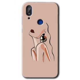 Vestel E5 Çizim Silüet Baskılı Uyumlu Silikon Kılıf