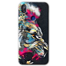 Vestel E5 Colorfull Aslan Baskılı Uyumlu Silikon Kılıf