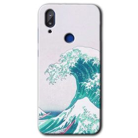 Vestel E5 Dalga Baskılı Uyumlu Silikon Kılıf