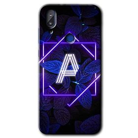 Vestel E5 Dark Neon Yaprak A Harfi Baskılı Uyumlu Silikon Kılıf