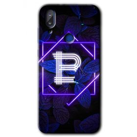 Vestel E5 Dark Neon Yaprak B Harfi Baskılı Uyumlu Silikon Kılıf