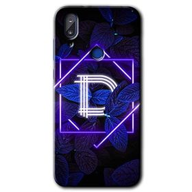 Vestel E5 Dark Neon Yaprak D Harfi Baskılı Uyumlu Silikon Kılıf