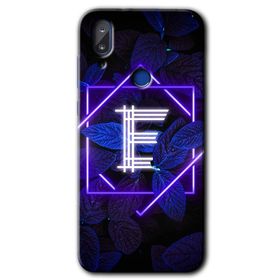 Vestel E5 Dark Neon Yaprak E Harfi Baskılı Uyumlu Silikon Kılıf