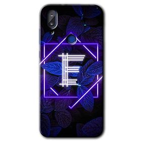 Vestel E5 Dark Neon Yaprak E Harfi Baskılı Uyumlu Silikon Kılıf