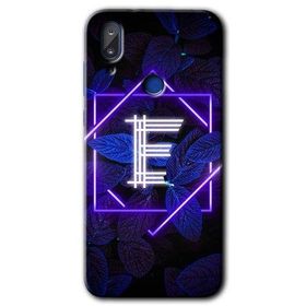 Vestel E5 Dark Neon Yaprak E Harfi Baskılı Uyumlu Silikon Kılıf