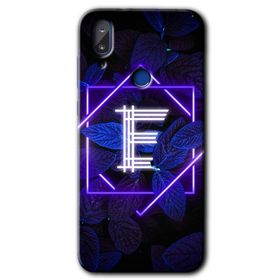 Vestel E5 Dark Neon Yaprak E Harfi Baskılı Uyumlu Silikon Kılıf
