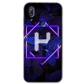 Vestel E5 Dark Neon Yaprak H Harfi Baskılı Uyumlu Silikon Kılıf