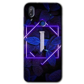 Vestel E5 Dark Neon Yaprak I Harfi Baskılı Uyumlu Silikon Kılıf