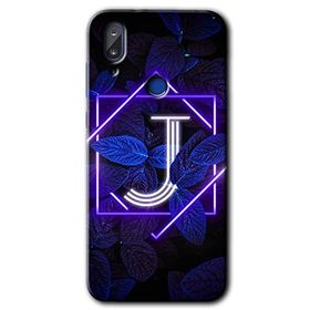 Vestel E5 Dark Neon Yaprak J Harfi Baskılı Uyumlu Silikon Kılıf