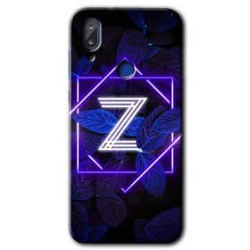 Vestel E5 Dark Neon Yaprak P Harfi Baskılı Uyumlu Silikon Kılıf