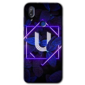 Vestel E5 Dark Neon Yaprak P Harfi Baskılı Uyumlu Silikon Kılıf