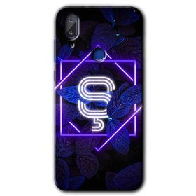 Vestel E5 Dark Neon Yaprak P Harfi Baskılı Uyumlu Silikon Kılıf