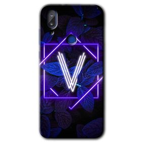 Vestel E5 Dark Neon Yaprak P Harfi Baskılı Uyumlu Silikon Kılıf