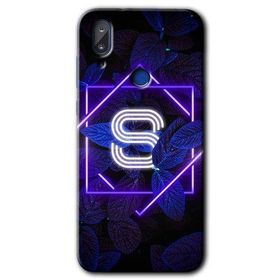 Vestel E5 Dark Neon Yaprak S Harfi Baskılı Uyumlu Silikon Kılıf