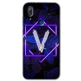 Vestel E5 Dark Neon Yaprak V Harfi Baskılı Uyumlu Silikon Kılıf