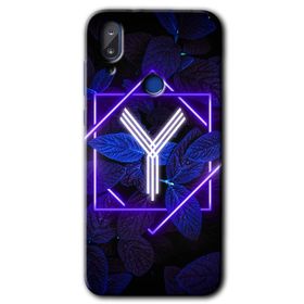 Vestel E5 Dark Neon Yaprak Y Harfi Baskılı Uyumlu Silikon Kılıf