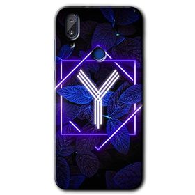 Vestel E5 Dark Neon Yaprak Y Harfi Baskılı Uyumlu Silikon Kılıf