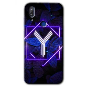 Vestel E5 Dark Neon Yaprak Y Harfi Baskılı Uyumlu Silikon Kılıf