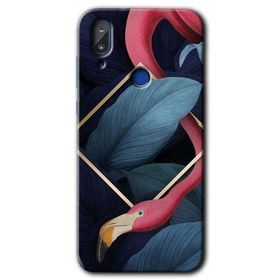 Vestel E5 Flamingo Yaprak Baskılı Uyumlu Silikon Kılıf