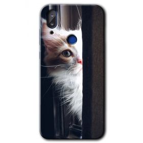 Vestel E5 Kedi Bakışı Baskılı Uyumlu Silikon Kılıf