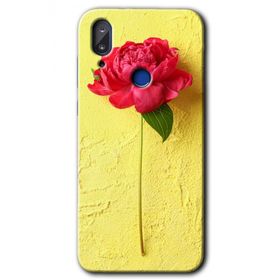 Vestel E5 Kırmızı Gül Baskılı Uyumlu Silikon Kılıf