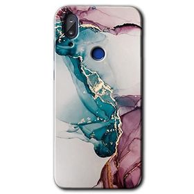 Vestel E5 Liquid Mermer Baskılı Uyumlu Silikon Kılıf