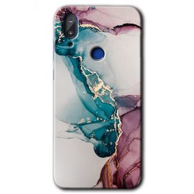 Vestel E5 Liquid Mermer Baskılı Uyumlu Silikon Kılıf
